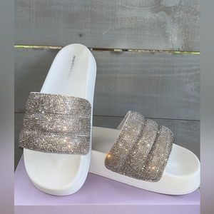 Madden Girl Sparkle Slides